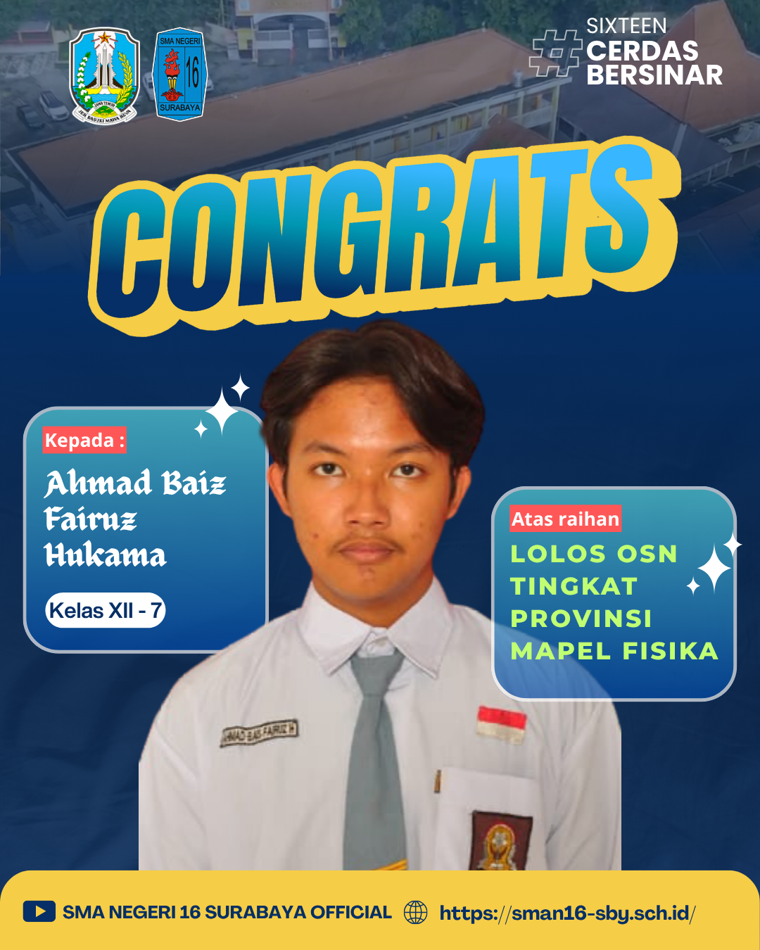 You are currently viewing LOLOS OSN TINGKAT PROVINSI MAPEL FISIKA